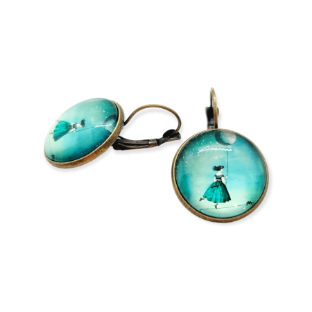 EARRINGS BRONZE GIRL